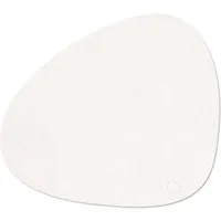 LIND DNA Platzset Nupo Tischset Curve L pure white 37x44cm