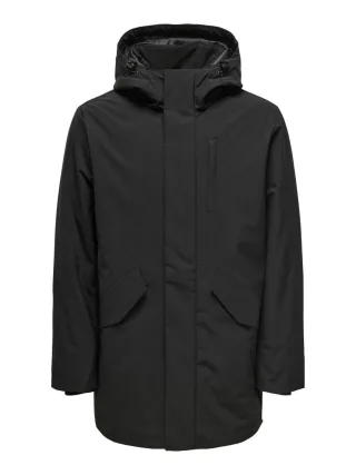 only & sons - Parka - Onssayn schwarz - Gr. - S