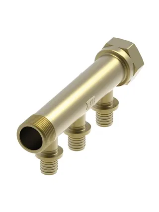 Tece flex Verteiler 3-fach Dim. 16 x 3/4", Siliziumbronze, 712202 712202