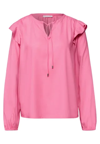 Street One Studio - Tunika mit Volants pink - Gr. - 36