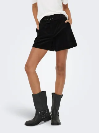 ONLY Shorts "ONLNESSA HW BELT CORD SHORTS CC PNT"