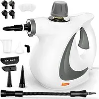 AKKEE Dampfreiniger Handdampfreiniger für das Haus Mehrzweck mit 12-teiligem Zubehör, 1050 W, Dampfreiniger für Böden, Küche, Fenster, Badezimmer und Auto