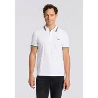 BOSS GREEN Poloshirt Paddy Regular Fit atmungsaktive Piqué-Webstruktur, Flachstrickkragen, gerader Schnitt