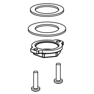 KWC Befestigungs-Set mit Schrauben M33x1.5,538315 538315