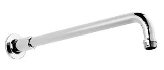 Herzbach Living Spa Retro Wandarm, 357mm, rund abgewinkelt Gold, 11.673570.1.03 11.673570.1.03