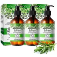 ALIVER Haarshampoo Shampoo Rosmarin für Haarwachstum Pflegeshampoo 300ml Aliver, 3-tlg.