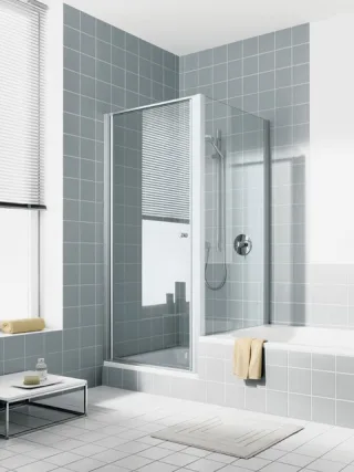Kermi Seitenwand Ibiza 2000 TWO 0900x1750, weiss, ESG Opaco, I2TWO090172UK I2TWO090172UK