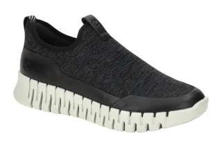 Ecco 21833360568 Gruuv Women's Schwarz Slipper - Sportliche Halbschuhe