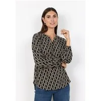 soyaconcept Shirtbluse SC-VARLA 4 aus Viskose, normale Passform, mit V-Ausschnitt