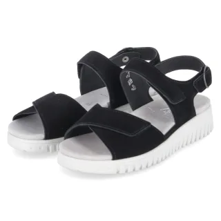 Semler Sandalen CLARA - Gr. 37,5 - Schwarz - Rauleder