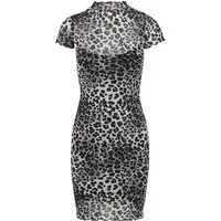 URBAN CLASSICS Shirtkleid Urban Classics Damen Ladies Mesh Double Layer Dress (1-tlg)