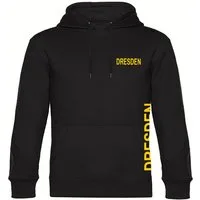 multifanshop Kapuzensweatshirt Dresden - Brust & Seite - Hoodie