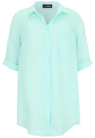 Doris Streich - Bluse jade - Gr. - 44