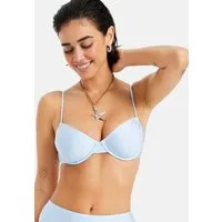 LSCN by LASCANA Bügel-Bikini-Top Nele, mit glänzender Beschichtung