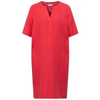CECIL Blusenkleid LI/CV_Solid Split Neck Dress fresh red
