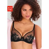 LASCANA Bügel-BH Gabriella mit hauchzarter Stickerei, transparente Unterwäsche