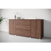 OTTO home Sideboard Kenia, Kommode für das Schlafzimmer/Wohnzimmer (1 St), Modernes Sideboard mit 3 Schubladen und 4 Fächern, Breite 150 cm