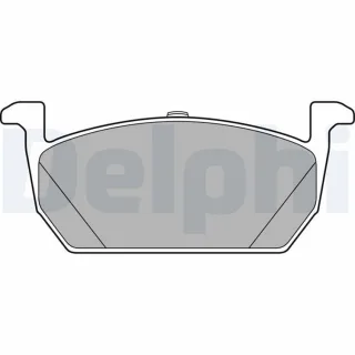 Delphi Bremsbel?ge vorne Audi Seat Skoda VW LP3287