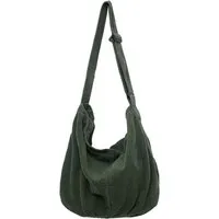 Coonoor Schultertasche Cord Umhängetasche Casual Crossbody Mode Retro große Tasche (1-tlg)