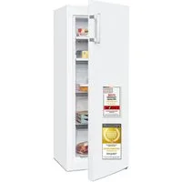 exquisit Gefrierschrank GS5231-NF-H-040C weiss, 143 cm hoch, 54 cm breit, NoFrost, Abtauverfahren automatisch, Schnellgefrierfunktion
