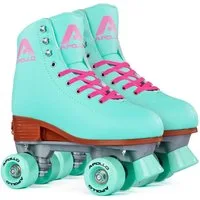 Apollo Rollschuhe Retro Discoroller, verstellbare Disco Roller Skates, größenverstellbar Rollerskates, Retro Design
