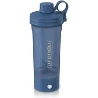 Arendo Protein Shaker Elektrischer Eiweißshaker 700 ml, verschließbar, spülmaschinengeeignet, Kunststoff (BPA-frei), (1-tlg), Mixbecher, Tragegriff, BPA-frei, für unterwegs, Yoga, Finess, Sport