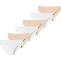 Schiesser Slip Invisible Light (6-St) Unterhose, Basic Slip, Slip