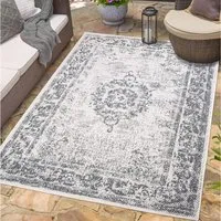 Carpet City Outdoorteppich DUO RUG 5577, rechteckig, Höhe: 5 mm, Wendeteppich Wetterfest In- & Outdoor, Balkon, Terrasse, Wohnzimmer
