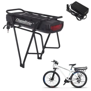 [EU Direct] ChamRider Model A 48V 24Ah 1152Wh Electric Bicycle Rear Back Battery - Powered by Premium LG 4800mAh 21700 L