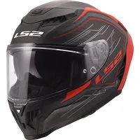 LS2 Motorradhelm FF807 Dragon Subic Helm, Notfallsystem-Polsterung (EQRS),Pinlockscheibe enthalten
