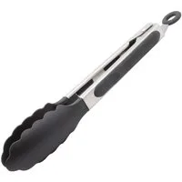 BENSON Salatbesteck Salatzange Nudelzange Küchenzange schwarz, Fleischzange, Servierzange, Grillzange