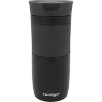 CONTIGO Thermobecher Contigo Byron Snapseal 470 ml Isolierbecher Kaffee-Becher Schwarz