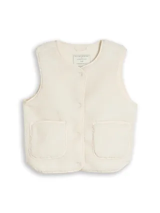 tom tailor kids - Teddy-Weste light creme teddy - Gr. - 98