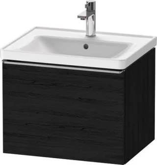 Duravit D-Neo Waschtischunterbau wandhängend Eiche Schwarz Matt 584x452x440 mm - DE4249070160000 DE4249070160000
