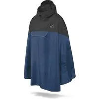 normani Regenponcho Unisex Regenponcho wasserdicht Cherrapunji mit Kapuze - 12000 mm Wassersäule - 3M™-Reflektor
