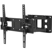 Hama TV-Wandhalterung TV-Wandhalterung vollbeweglich 32 bis 75 Zoll 55 65 75 bis 40 kg, (Schwenkbar 160 Grad, neigbar 15 Grad, ausziehbar)