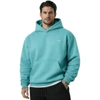 Smilodox Hoodie Dawson, Hochwertiger Kapuzenpullover im Oversize Fit, Sweatshirt Sweater Lässig Kängerutasche Metallabel hoher Baumwollanteil