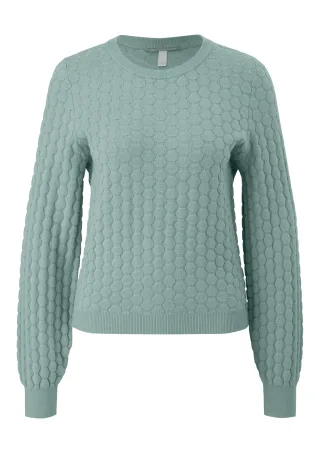 qs - Strickpullover türkis - Gr. - XXL