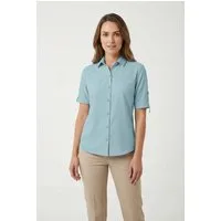 Killtec Funktionsbluse KOS 85 WMN WVN SHRT Langarm zum Krempeln und Fixieren, schnelltrocknendes Material