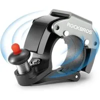 ROCKBROS Fahrradklingel Mini Fahrrad Klingel Lenkerklingel, (Fahrradglocke 100dB Laut, Innovativ Aluminiumlegierung Glocke) für Fahrrad Mountainbike Rennrad mit 22,2mm Lenker