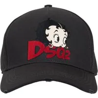 Dsquared2 Baseball Cap Limited Betty Boop Edition Baseballcap Kappe Unisex Gestickter Betty Boop x DSQ2 Patch