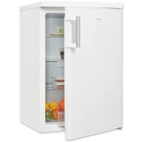 exquisit Kühlschrank KS16-V-H-010D weiss, 85,5 cm hoch, 56 cm breit, Platzsparend & praktisch: 133 L Kühlschrank mit LED-Beleuchtung