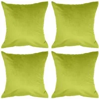 Amilian Kissenbezüge - 4er Set Kissenbezug - Zierkissenbezüge - Kissenhüllen, (4 Stück), 40x40 cm, Kissenhülle für Kissen, Zierkissen, Sofakissen, Dekokissen