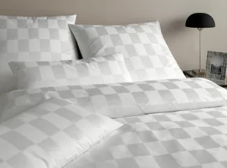 Elegante Bettwäsche "Courage" 2 Stk. im modernen Karodesign