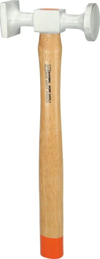 KS Tools Aluminium-Karosserie-Standard-Hammer gewölbter Kopf, rund-eckig - 700.1491