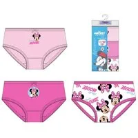 Disney Minnie Mouse Slip Kinder Unterwäsche Set Mädchen 3 teilig Baumwolle (3-St)