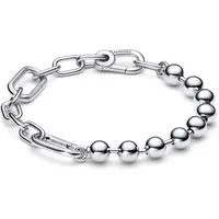 Pandora Silberarmband PANDORA ME Metallperlen und Gliederkettenarmband, 925er Silber