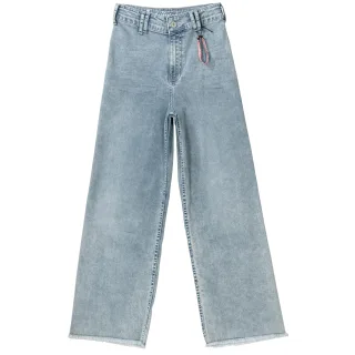 STACCATO - Md.-Jeans, Wide Leg, SLIM light blue denim - Gr. - 176