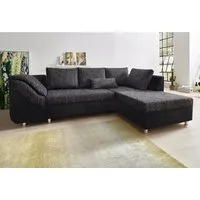 COLLECTION AB Ecksofa Sally L-Form, B: 256 cm, 1 Zierkissen, optional Bettfunktion & Bettkasten