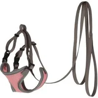 Kerbl Geschirr Katzengeschirr mit Leine 29 cm - 35 cm koralle 80690